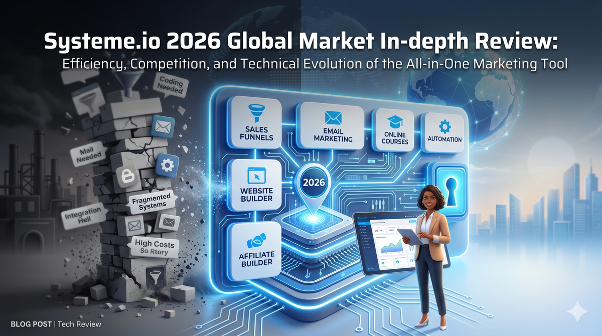 Systeme.io 2026 Global Market In-depth Review: Efficiency, Competition, and Technical Evolution of the All-in-One Marketing Tool